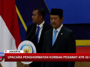 Menteri KKP Trenggono Pingsan saat Pimpin Upacara Persemayaman Korban Pesawat ATR 42-500