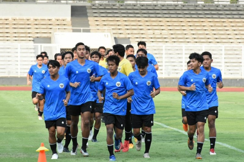 Latihan Timnas U-19. (Foto: PSSI)