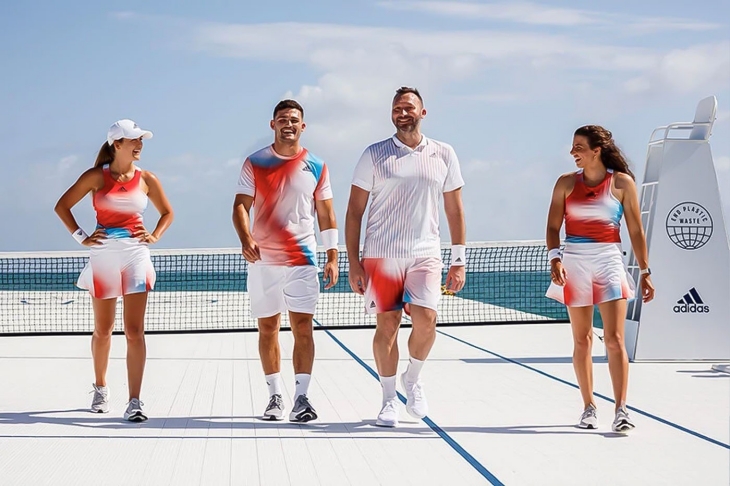 Gandeng Parley for the Ocean, Adidas Buat Lapangan Tenis Terapung