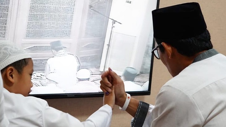 Hadiri Malam Nisfu Sya'ban, Kondisi Sandiaga Berangsur Pulih