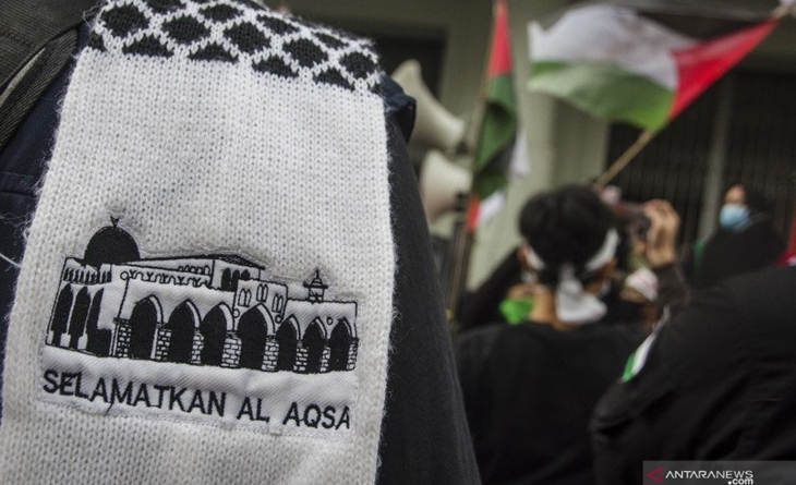 Kutuk Serangan Israel ke Palestina, Kelompok Buruh Kepung Kedubes Amerika Serikat