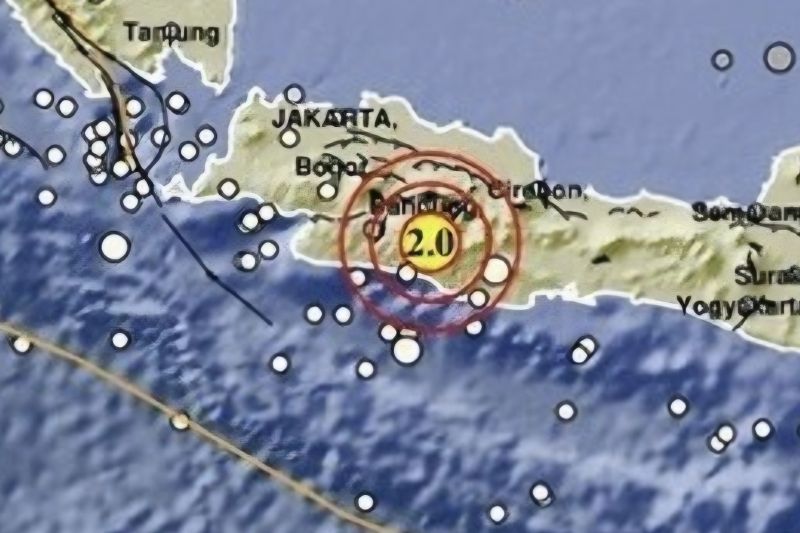 Rentetan 118 Gempa Sekitar Bandung Bentuk Pola Baru, Lurus Barat Daya ke Timur Laut!