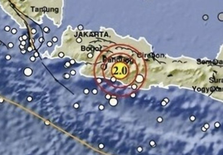 Rentetan 118 Gempa Sekitar Bandung Bentuk Pola Baru, Lurus Barat Daya ke Timur Laut!