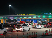 Polri Berlakukan Rekayasa Lalu Lintas Hingga Gerbang Tol Kalikangkung