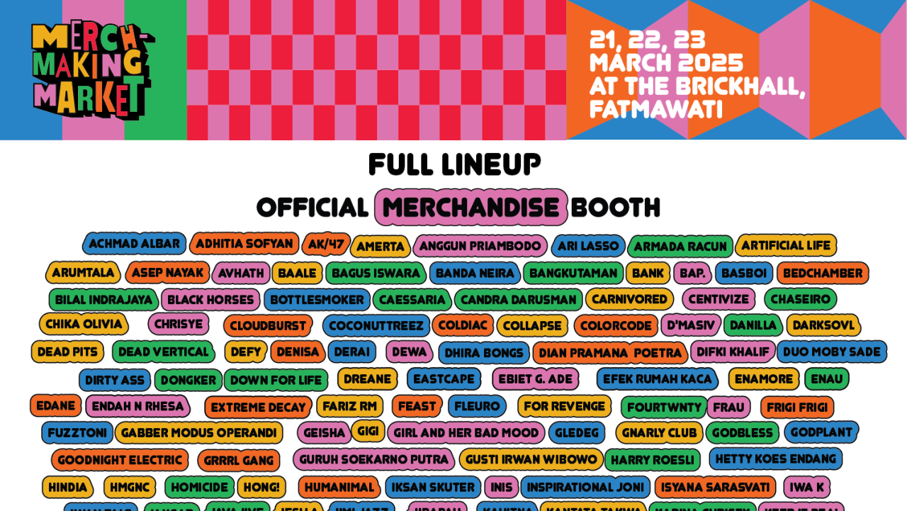 Program Spesial Bakal Meriahkan Gelaran Perdana Merch-Making Market