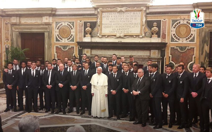 Jelang Final Copa Italia, Juventus dan Lazio Minta Restu Paus Fransiskus