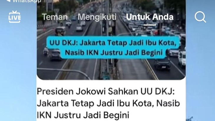 [HOAKS atau FAKTA] : IKN Batal Jadi Ibu Kota Negara