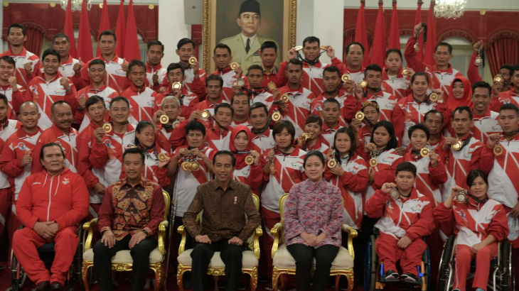 Presiden Jokowi Berharap Indonesia Masuk Lima Besar Asian Para Games 2018