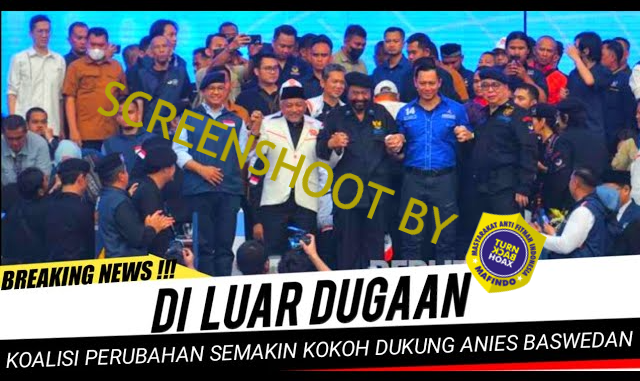 [HOAKS atau FAKTA]: Demokrat Tetap Dukung Anies di Pilpres