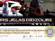 [HOAKS atau FAKTA]: Tangan Rizieq Lebam karena Tangannya Dipelintir Petugas