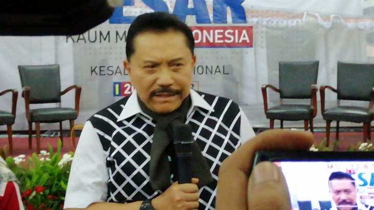 Hendropriyono Sebut Kekuatan Massa Prabowo-Sandi Sudah Ompong