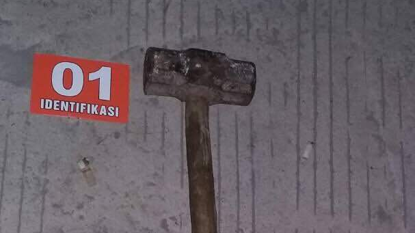 Seorang Anak Bunuh Ayahnya dengan Palu