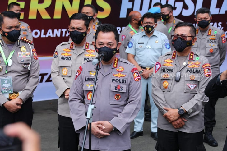   Kapolri Jenderal Listyo Sigit Prabowo. (Foto: MP/Kanugrahan)