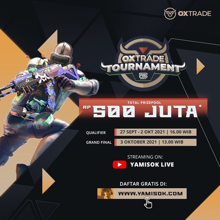 Gamers Merapat, Yamisok x Oxtrade Gelar Turnamen Berhadiah Rp 500 Juta
