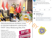 [HOAKS atau FAKTA] : Wapres Gibran Bikin Program Bedah Rumah di Seluruh Indonesia
