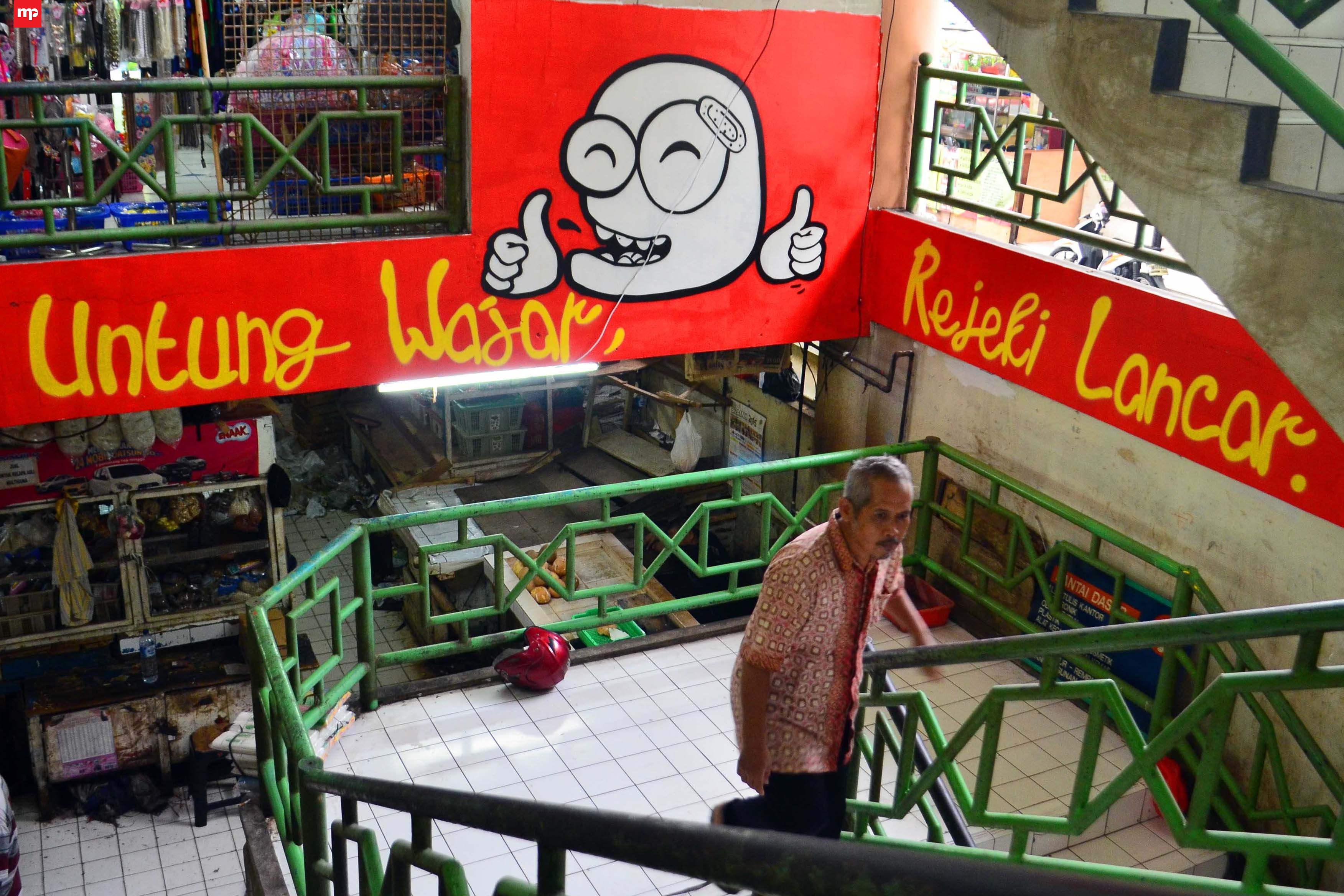 Mural-mural Jenaka di Pasar Tebet Timur 