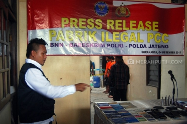 Produksi 50 Juta Pil PCC, BNN Curiga Alat Pembuatan dari Luar Negeri