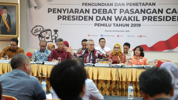 KPU paparkan persiapan debat pertama capres-cawapres