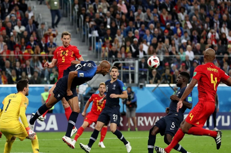 Gol Tunggal Umtiti Antar Prancis ke Final Piala Dunia 2018