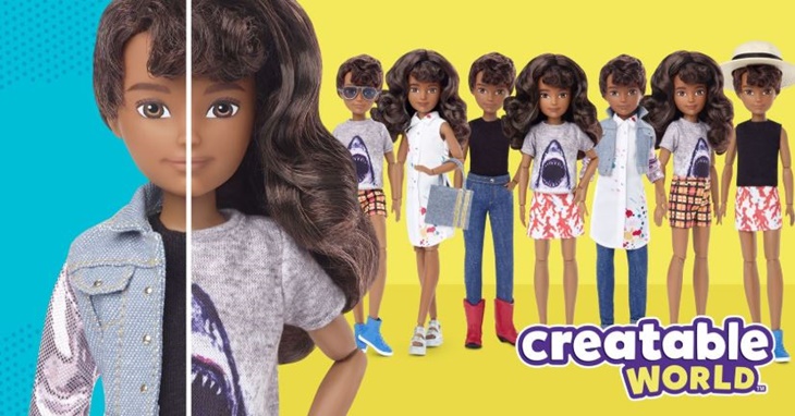 Mattel Rilis Creatable World, Boneka Ambigender