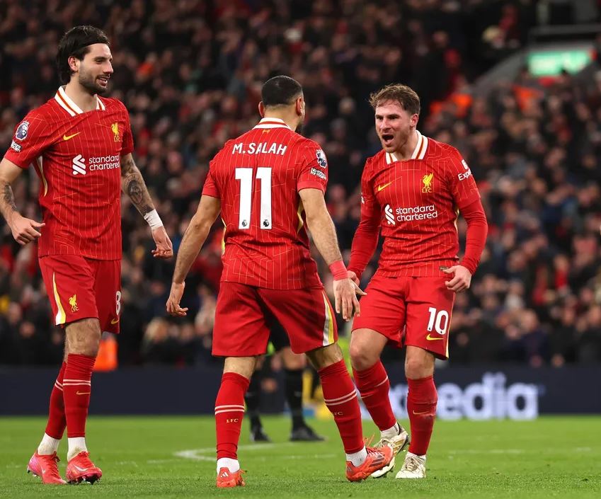 Hasil Liga Inggris: Liverpool, Man City, dan United Menang, Arsenal Tertahan di Markas Nottingham