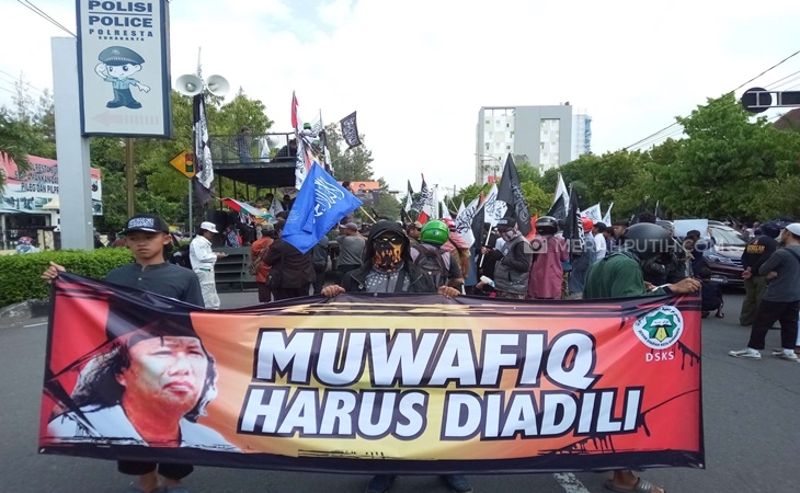 Ormas Islam Solo Berunjuk Rasa Tuntut Gus Muwafiq Diproses Hukum
