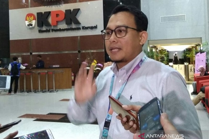 Plt Juru Bicara KPK Ali Fikri. (Antara/Benardy Ferdiansyah)