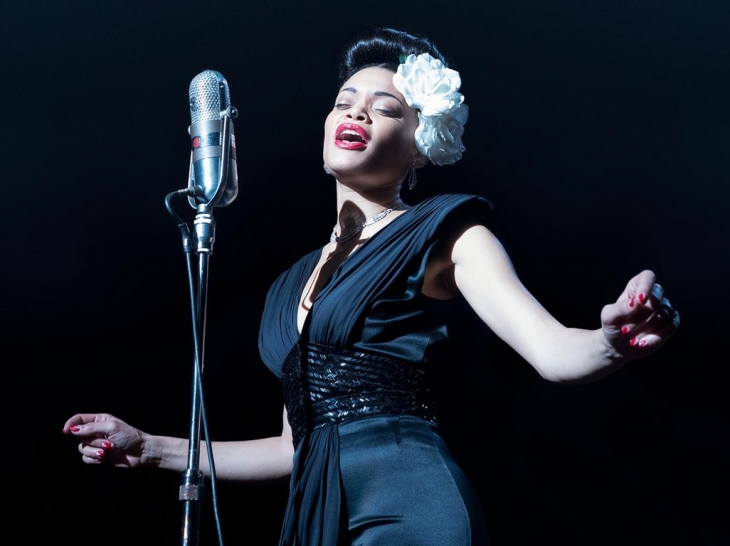 Andra Day dalam The United States Vs. Billie Holiday (2021) dengan Skor 54%. (Foto: creativedisc.com)