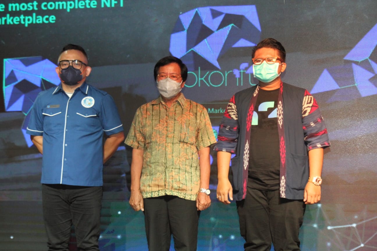 Soft opening TokoNFT dihadiri oleh Wakil Gubernur Provinsi Kep. Bangka Belitung Drs. H. Abdul Fatah. (Tengah) (Foto Ist)