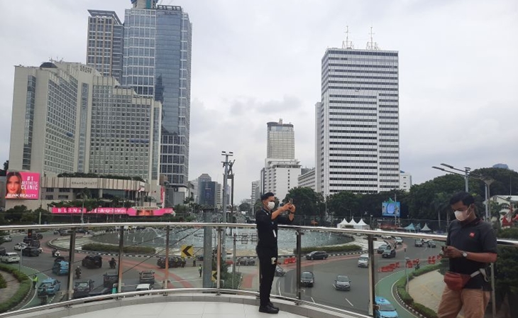 Anjungan Lantai 2 Halte Tosari dan Bundaran HI Ditutup pada Malam Tahun Baru