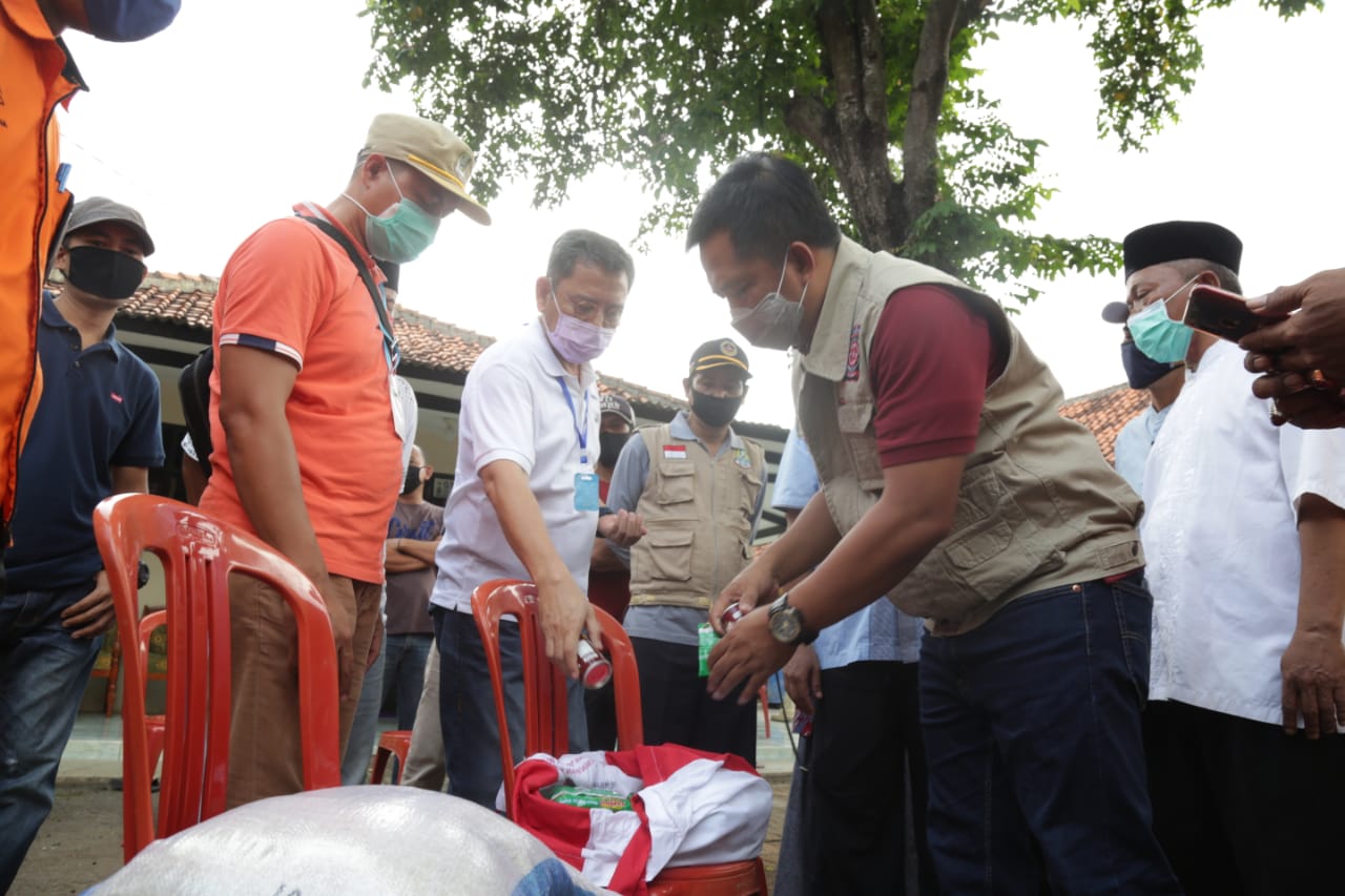 Penyaluran Bantuan Sosial. (Foto: Antara)