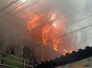 150 Jiwa Kehilangan Tempat Tinggal Akibat Kebakaran di Jembatan besi, Sementara Ditampung di Puskesmas