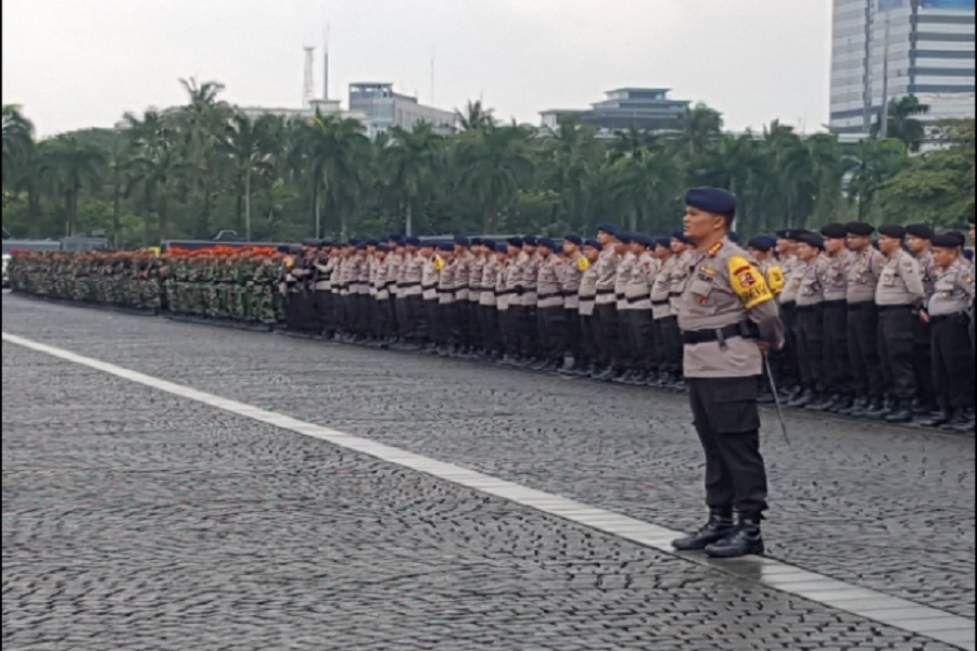 TNI dan Polri Gelar Apel Siaga Pilkada Serentak 2017
