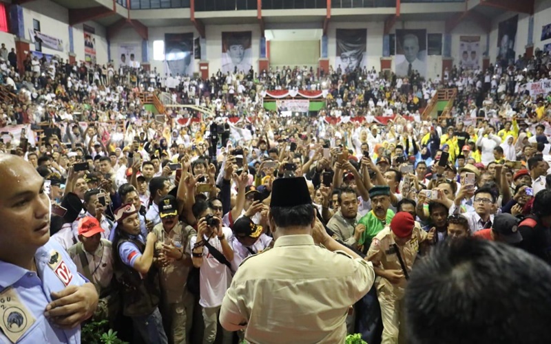 Prabowo di Subang Jawa Barat