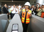 Menteri BUMN Uji Coba Kereta Bandara Soetta