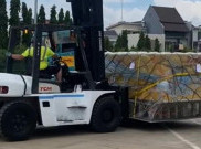 Mobil Balap Formula E Tiba di Jakarta