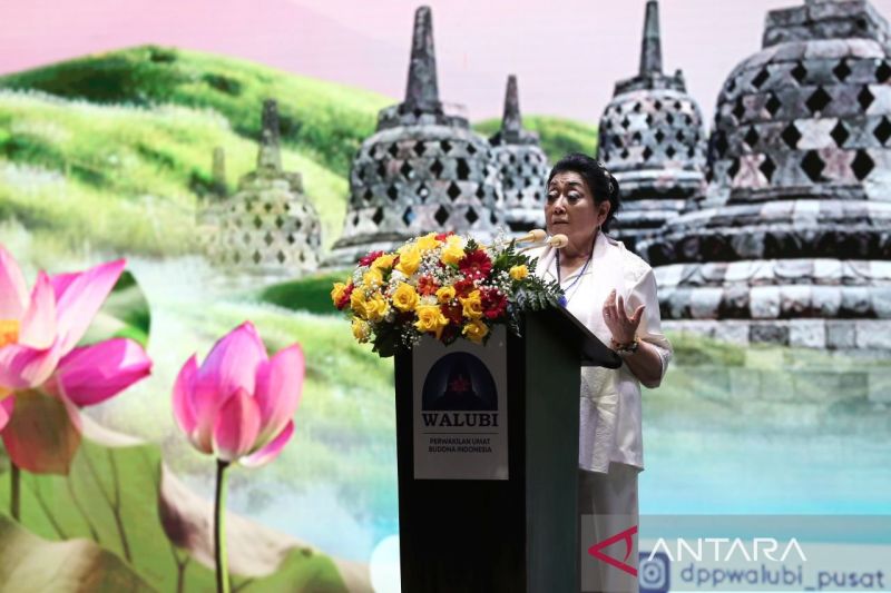 Hartati Murdaya Kembali Pimpin Walubi Sampai 2030, Menag Ingatkan Kerukunan