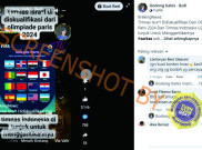 [HOAKS atau FAKTA] : Timnas Indonesia Main di Olimpiade Paris 2024 karena Israel Didiskualifikasi
