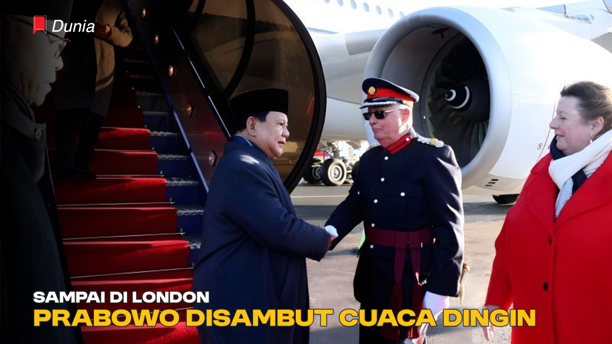 Sampai di London, Prabowo Disambut Cuaca Dingin