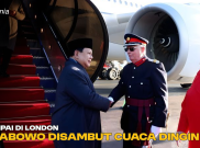 Sampai di London, Prabowo Disambut Cuaca Dingin