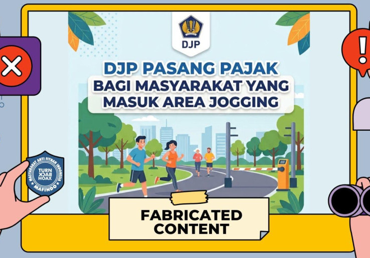 [HOAKS atau FAKTA]: Jogging di Area Tertentu Akan Dipungut Pajak
