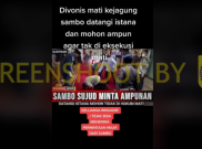 [HOAKS atau FAKTA]: Ferdy Sambo Datangi Istana Mohon Tidak Dihukum Mati