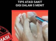 [HOAKS atau FAKTA]: Pijat Jempol Kaki Bisa Sembuhkan Sakit Gigi