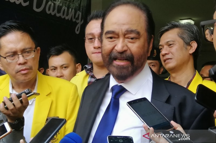 Ketua Umum DPP Partai NasDem Surya Paloh. Foto ANTARA/Syaiful Hakim/aa.