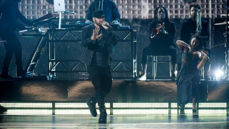 Eminem Pukau Para Penonton di Piala Oscar