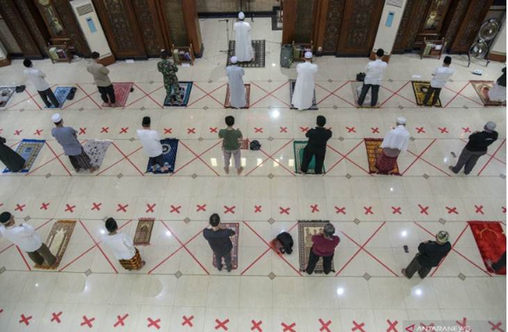 Menag Tegaskan Kegiatan Rumah Ibadah Dilarang di Kawasan Terdapat Positif Corona