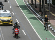 Rombongan Sepeda Berkendara di Tengah Jalan Sudirman, Ini Kata Polisi