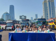 Polda Metro Amankan 36 Bus Antar Kota Pelanggar Trayek Saat PPKM Darurat