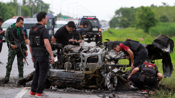 Ledakan Bom Mobil di Pos Pemeriksaan, Empat Tentara Tewas