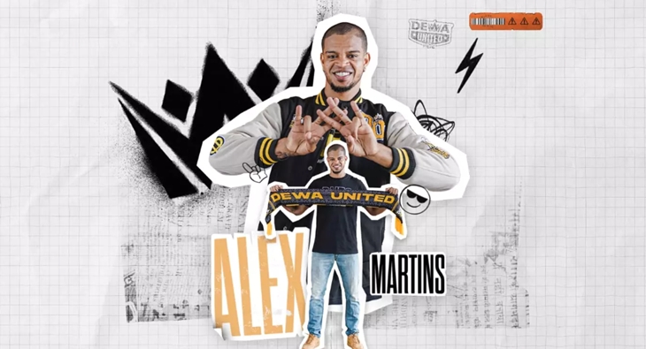 Dewa United FC Datangkan Penyerang Asing Alex Martins